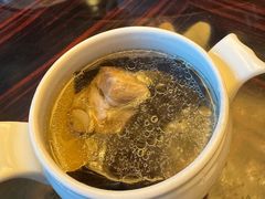 椰子肉炖竹丝鸡-新天世纪中餐厅