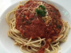 spaghetti&nbsp;with&nbsp;tomato-Fern Forest Cafe