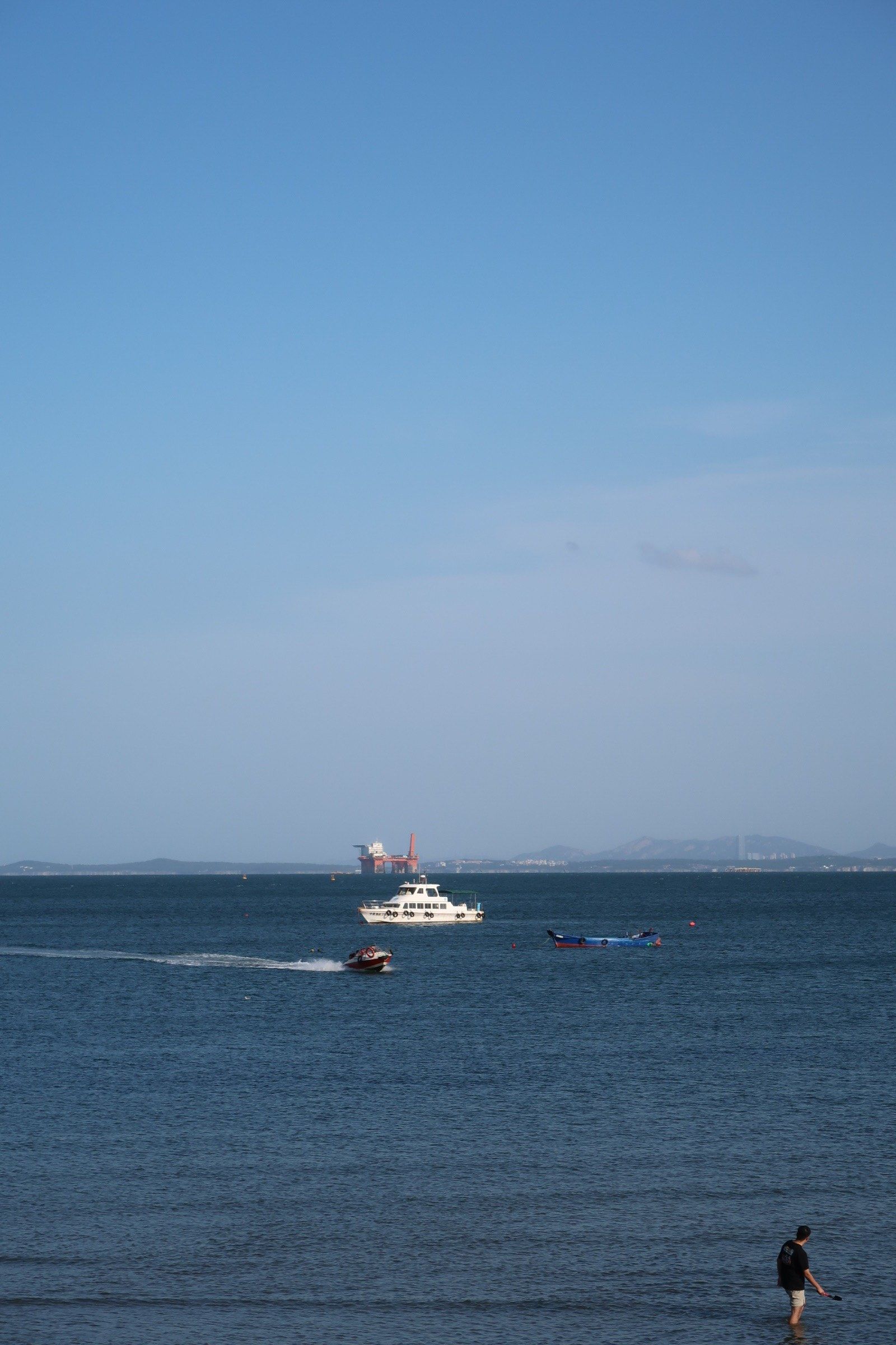 烟台的大海不需要任何滤镜