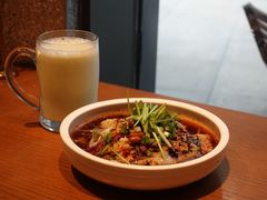 现磨青黄豆豆浆-村外有星光小食铺(长嘉汇店)