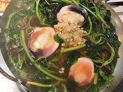 海贝上汤煮红苋菜-79号渔船海鲜饭店(华强北店)