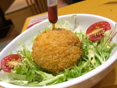 酥炸猪肉裹温泉蛋-胜博殿日式炸猪排(西红门店)