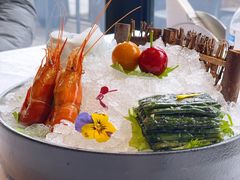 樱桃鹅肝拼川香九孔鲍酒香沼虾-YUNHE秐合· 雅致浙宴(西溪店)