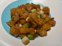 宫保鳕鱼丁-悦海·家宴·冰花皮皮虾大锅贴(宝龙店)
