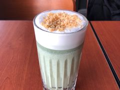 抹茶脆脆奶泡茶-魏斯理汉堡(西安沣东吾悦店)