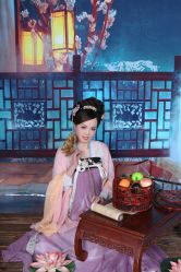 -后宫·古装汉服京剧儿童亲子全家福摄影