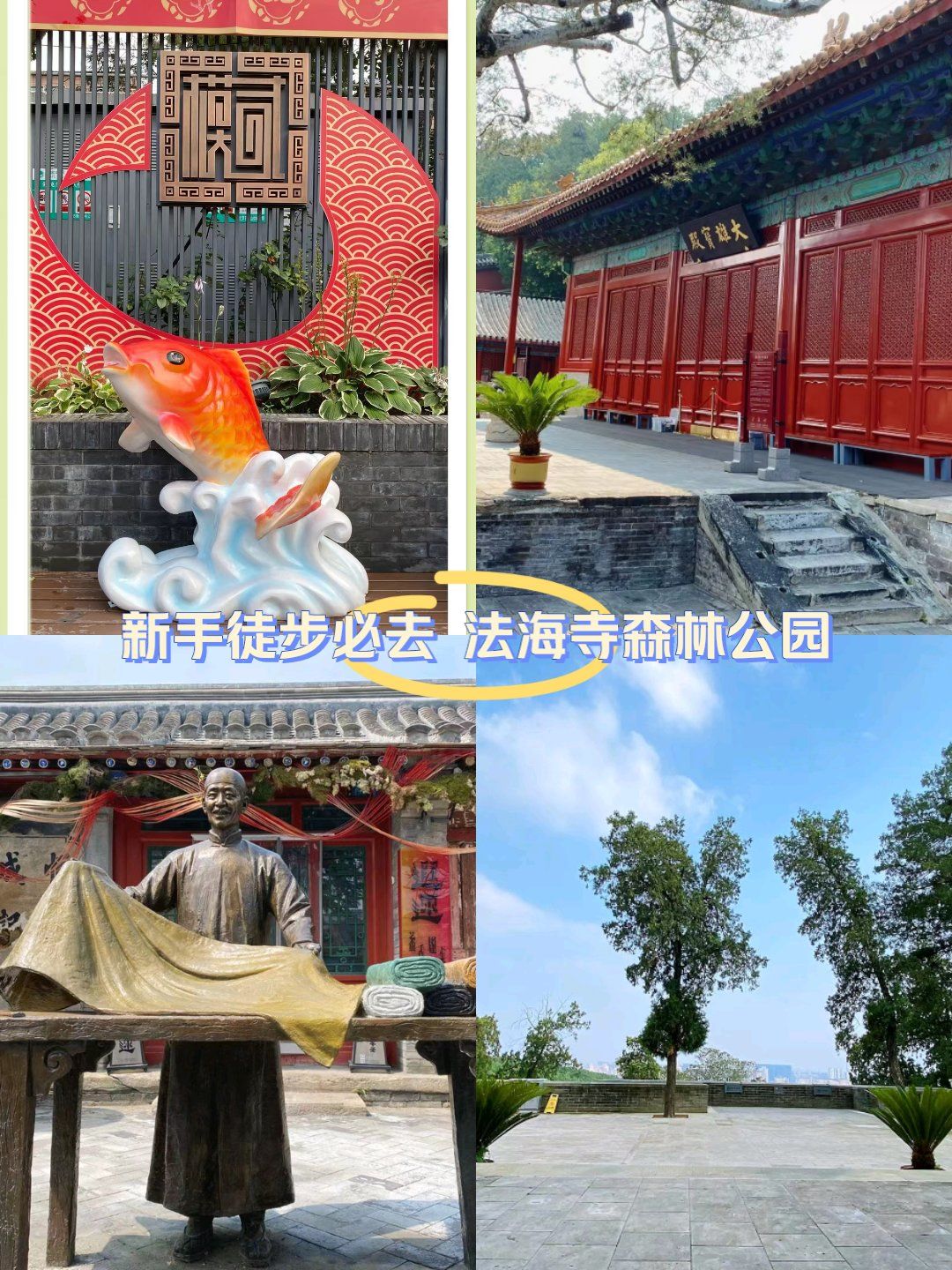 新手徒步必去的法海寺森林公园