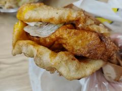 -小红车炸蛋葱油饼