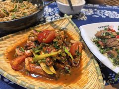 香茅草炒虾-滇道云南特色料理(康定路店)