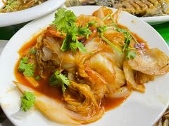 白菜炒大虾-老码头海鲜烧烤炒菜(广西路店)