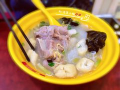 大骨头粉丝汤-小杨生煎(香港名都店)