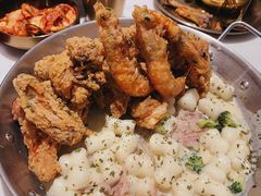 必点炸鸡翅配年糕-HOTISLAND海鸡岛·韩国料理(江南西店)