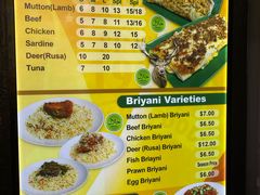 菜单-新加坡Zam Zam餐馆