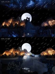 -三色锦婚礼定制