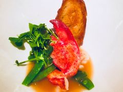龙虾配豌豆苗和香茅龙虾汁-Jean Georges