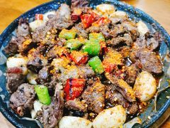 料理烤嫩鸡心-老东镇啤酒屋海鲜加工·蒸汽海鲜·海鲜烧烤(台东店)