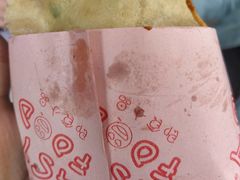 -小红车炸蛋葱油饼