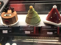 圣诞树抹茶奶酪流心蛋糕-星巴克(福州万象九宜城分店)