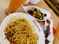 尖椒肉丝面-阿九笨鸡蛋手擀面(总店)