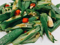 小炒黄秋葵-楚山晓·湖北菜(武汉光谷K11店)