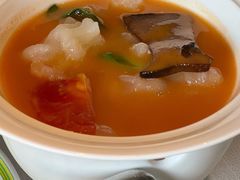 青柠翅汤炖花胶-开海·红岛海鲜虾水饺(石老人店)