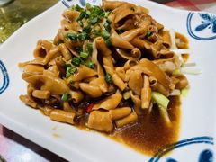 虾头秘汁鹅肠-龙桥私厨·姜花菊花过桥鱼·顺德菜(容桂店)