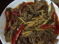 爆炒羊肝-野狗羊肉汤