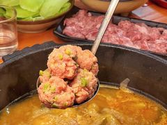 手打贡菜丸子-黔三一夺夺粉酸汤火锅(百信店)