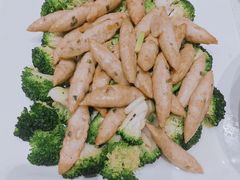 西兰花炒马胶鱼角-优之名鹅城
