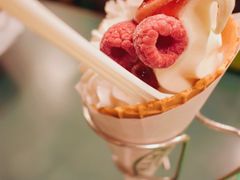 树莓冰淇淋-幸运小丑汉堡(Bay Area本店)