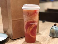 满杯红柚-喜茶(上海正大广场店)