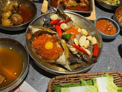 -草家酱蟹炭火烤肉店(珲春南路二店)
