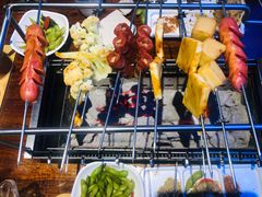 烤日本豆腐-三个蒙古大叔羊肉串(大宁店)