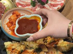 -明洞阿姨·韩式酱蟹烤肉·创意料理(三元桥店)