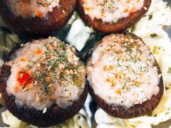 明太子鲜釀鱼菇-小肚皮饮食店