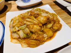 面筋扒白菜-左邻右舍褡裢火烧(石榴园店)