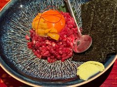 生牛肉拌海胆-九州酒场ひこぞう(1号店)