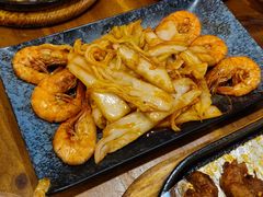 大虾烧白菜-老东镇啤酒屋海鲜加工·蒸汽海鲜·海鲜烧烤(台东店)