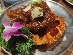 -明洞阿姨·韩式酱蟹烤肉·创意料理(三元桥店)