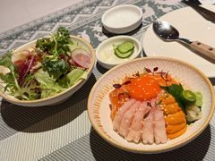三文鱼甜虾海胆饭-和牛食堂•BISTRO(广州首店)