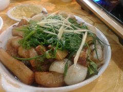 青芥末茄子捞起墨鱼仔-众源美食(光复阁店)