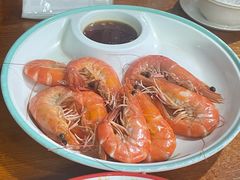 白灼海虾-坛南湾阿强农家乐.海鲜大排档老字号(福州地标美食店)