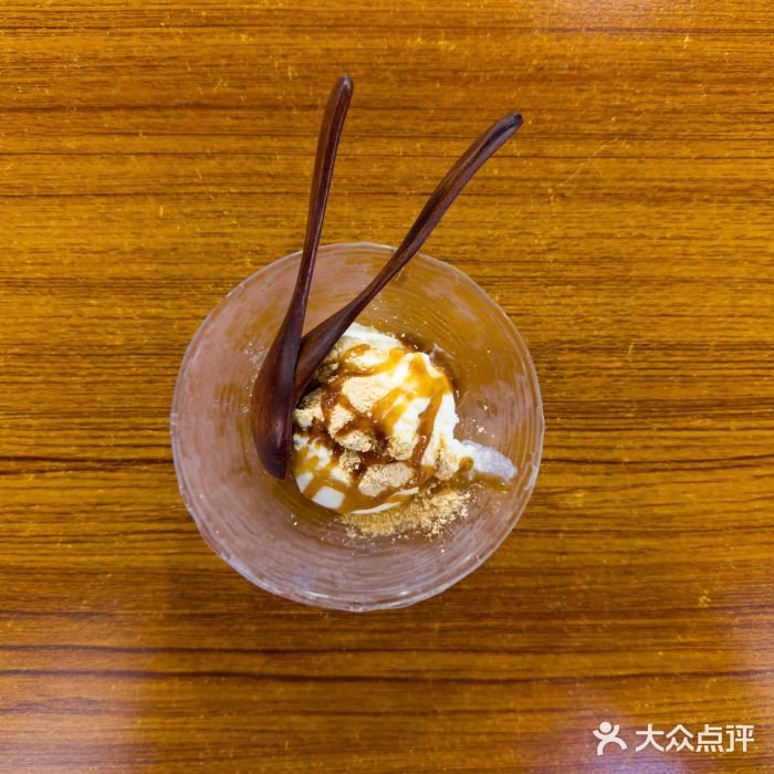 北海道料理ふる郷故乡(中山公园玫瑰坊店)黑蜜黄豆粉冰淇淋图片