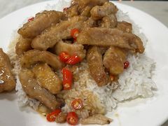 蒜蓉猪扒饭-好好滋味茶餐厅