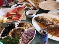 -金杏·粘卷子 烤鸭 农家菜