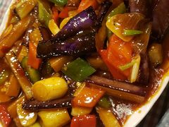 酱爆茄子-乡村小榭饭店