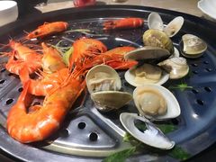 九节虾&沙白-海大大蒸汽海鲜餐厅·粤菜·特色小炒(欢乐颂店)