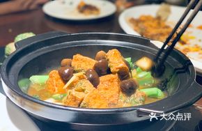 Chicken Mushroom Braised Tofu