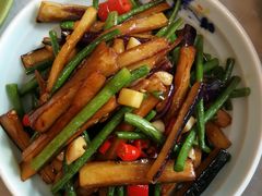长豆角炒茄子-杨家小馆