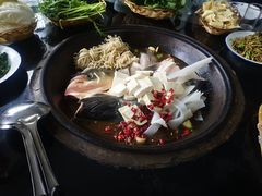 -姥家大锅台水库渔家